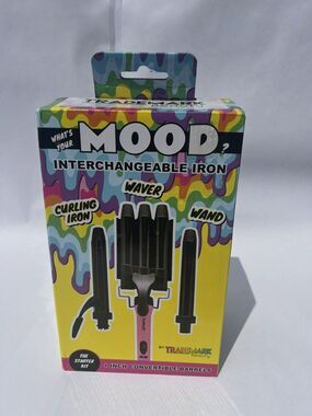 Trademark Beauty Mood Interchangeable Hair Curling Iron - 1" Barrel